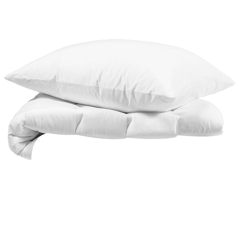 Pillow with cut-away